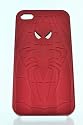 Apple Iphone 4 4S Spiderman Premium Hardshell Hybrid Snap-On Case both AT&T and Verizon - RED