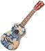 Musical Instruments : WOODEN UKULELE BLUE ALOHA PRINT 23" HAWAII MUSIC