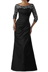 Sheath Taffeta Lace Mother-of-the-Bride Dress 