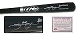 Sammy Sosa Texas Rangers MLB Hand Signed Rawlings Big Stick Black Baseball Bat