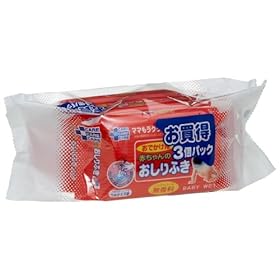 【クリックで詳細表示】おでかけ用赤ちゃんのおしりふき 30枚入×3個セット： ヘルス＆ビューティー