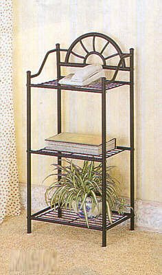Black Metal Sunburst Phone Stand