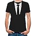 Printed Suit & Tie Tuxedo Men's T-Shirt