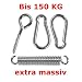 12369 extra schwere Befestigung aus Metall bis 150 KG f�r H�ngest�hle und H�ngematten