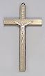 Wooden Crucifix with Gold - 12" in Height - MADE IN ITALY