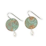 Imagine Jewelry Copper Pearl Earrings