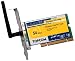Topcom Skyracer PCI 154g Wireless-PCI-Card 54 Mbit G-Standard mit 128-bit WEP-Verschlüsselung