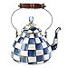 MacKenzie-Childs Royal Check Enamel Tea Kettle - 3 Quart