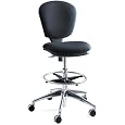 Safco 3442BL Metro Extended Height Swivel/Tilt Chair, 22-33 Seat Height, Black/Fabric