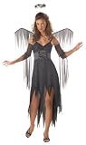 California Costumes Women's Wicked Angel Costume,Black/Grey,11-13