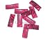 100 Half Cover French Pink and Black Zebra Predesigned Airbrushed Nail Art False Tips Plus Bonus