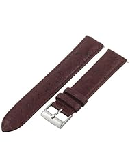 Swiss Watch International 19 MM Wine Genuine Ostrich Strap 19OS00M