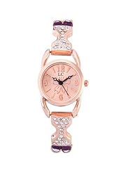 Yesurprise New Fashion Rose Gold / Silver Stainless Steel with Leather Crystal Bracelet Bangle Quartz Womens Lady Wrist Watch Gift #7