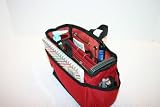 KWIKI Purse Insert Organizer RED MEDIUM