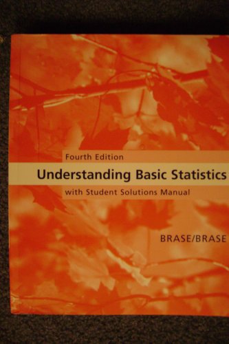 Understanding Basic Statistics with Student Solutions Manual