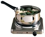 Kitchen & Housewares : Micromark 52101 Single Cooking Plate 1500W - Steel