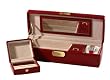 Jewelry Box with Travel Case Leather Red Compact For Safe by Tech Swiss SALE