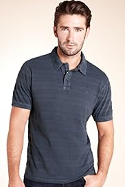 North Coast Pure Cotton Textured Polo Shirt
