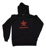 Weathered Star Hoodie (Black) - CCCP Skate Punk Jacket