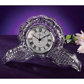 CONNOISSEUR CRYSTAL CLOCK 24%