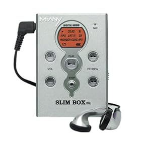 Hyunwon  SlimBOX  256MB Multi Format MP3/WMA Player, FM Radio and Voice Recorder
