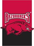 University of Arkansas Razorbacks - Applique Garden Size 12 Inch X 18 Inch Flag / Banner