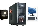Zoom Produkt-Bild: ONE Gamer-PC Core i7-860, 4x2,8Ghz (Quadcore), 4 GB DDR3-RAM, 1500GB HDD SATA2, DVD-Brenner, 1024MB NVIDIA Geforce GTX465, 7.1 Sound, GigaBit-LAN, HDMI, DVI, inkl. Microsoft Windows 7 Ultimate 64-Bit, inkl. Belinea 22 Zoll TFT 102240, Tastatur und Maus