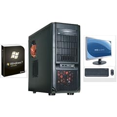 ONE Gamer-PC Core i7-860, 4x2,8Ghz (Quadcore), 4 GB DDR3-RAM, 1500GB HDD SATA2, DVD-Brenner, 1024MB NVIDIA Geforce GTX465, 7.1 Sound, GigaBit-LAN, HDMI, DVI, inkl. Microsoft Windows 7 Ultimate 64-Bit, inkl. Belinea 22 Zoll TFT 102240, Tastatur und Maus