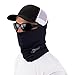 Hoo-Rag Solidz Black Seamless UPF 30 High Performance Moisture Wicking Bandana Made of 100% Polyester Microfiber