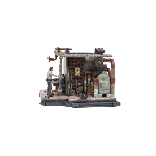 McFarlane Toys Construction Sets, The Walking Dead TV Prison Boiler Room, Play Set