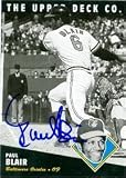 Paul Blair autographed 1994 BAT Upper Deck baseball card Baltimore Orioles