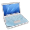 Rasfox Keyboard skin for 13-inch MacBook - Color Blue (transparent)