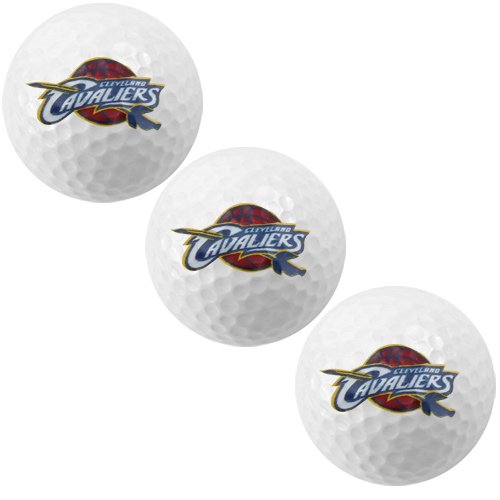 Cleveland Cavaliers White 3-Pack Golf Balls