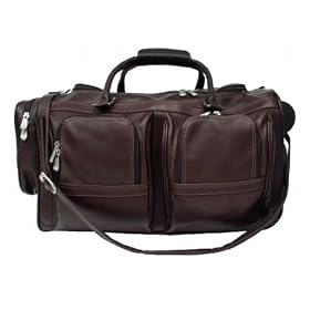 Buy Piel 2028-CHC Chocolate Duffel-Pockets On Wheels
