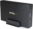 StarTech.com USB 3.1 (10Gbps) Enclosure for 3.5" SATA Drives - Supports SATA III (6 Gbps) - Quiet Fan-less Design - Up to 6TB Drive