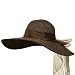 41WRgbrd2ML. AA75  Ribbon Band ML Wide Brim Straw Hat   Brown W35S25D