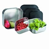 Lacor - 62433 - Ensemble 3 Bols en Inox E - Base Antidérapant