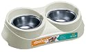 Ferplast Duo Feed 05 Dog Bowl Double Diner Grey