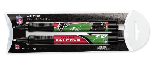 Atlanta Falcons Ballpoint Grip Pen and Mechanical Pencil Set in Pillow Pack - NFL (12008-QUB)