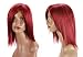 Cosplayland - Kingdom Heart II KAIRI Wine Red burgundy 45cm Straight Wig Wigs