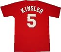 Texas Rangers Ian Kinsler Name and Number Red T Shirt
