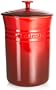 Le Creuset Stoneware Large 5-Quart Canister, Cherry