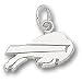 Buffalo Bills Solid Sterling Silver Buffalo Logo 5/16'' Pendant