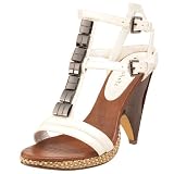 Fahrenheit Womens Vita 01 Wedge Double Buckle Sandal