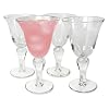 Artland Iris Goblet, 14-Ounce, Clear, Set of 4