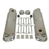 1962-85 Ford Small Block 260-289-302-351W Chrome Steel Engine Dress Up Kit - Flamed by CFR Performance