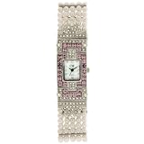 Charles Winston Collection Women's Deco Pearl Watch #WS0289-PR-PRL