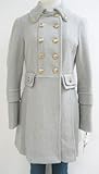 IMAGE OF Bebe Military Wool Coat, Jacket, Grey, Large ,170bb