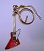 ギブソン エクスプローラー 赤 キーホルダー （携帯ストラップ付） Gibson Explorer Keychain