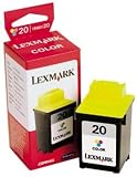 Electronics : Lexmark No.20 Inkjet Cartridge Page Life 450pp Colour Ref 015MX120